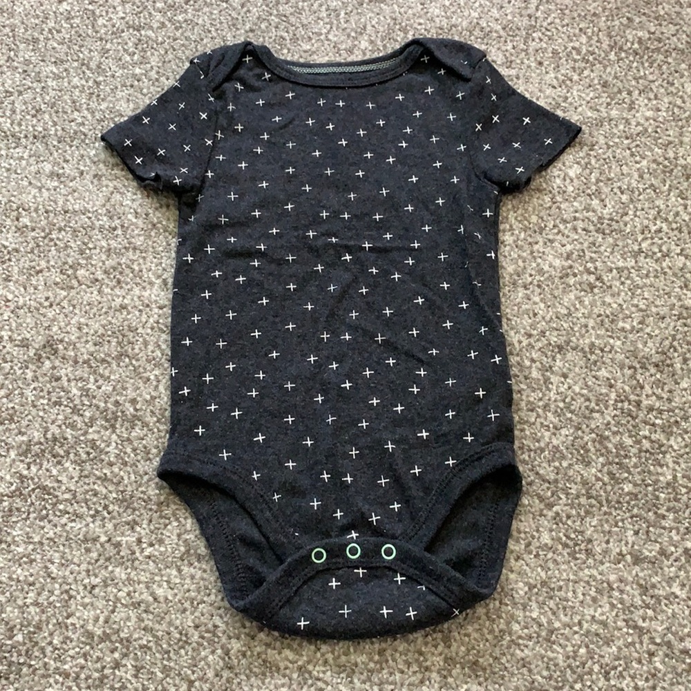 12M cloud island baby onesie
